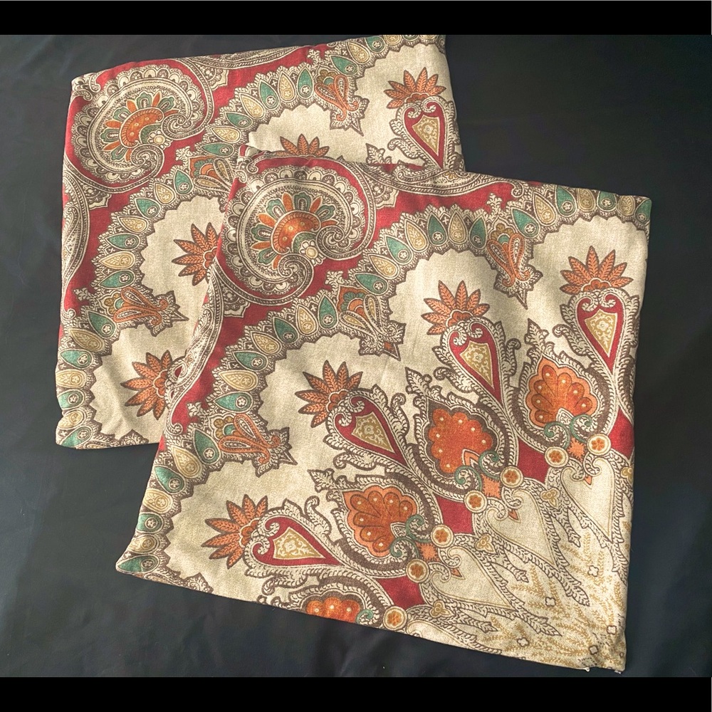 2 Pottery Barn Pillow Covers
